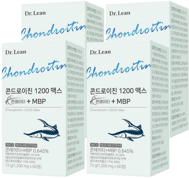 닥터린 콘드로이친 1200 맥스, 60정, 4개