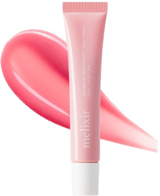 멜릭서 콜라겐 립 트리트먼트, 2 로즈, 15g, 1개