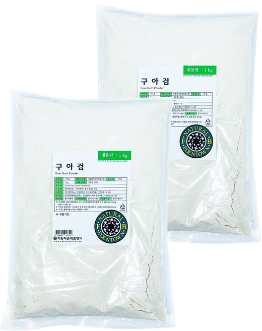 이든타운 구아검 분말, 1kg, 2개