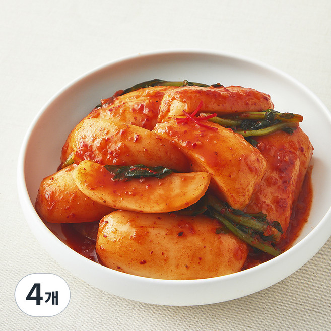 모산김치 갓담근 총각김치, 4개, 1kg