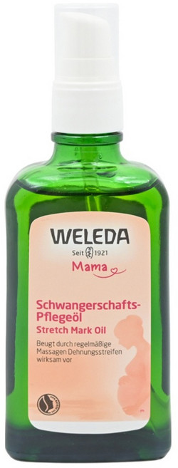 WELEDA 薇蕾德 孕媽咪美腹按摩油, 100ml, 1瓶