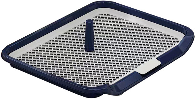 파스텔펫 반려동물 심플 와이드 배변판, 네이비, 1개