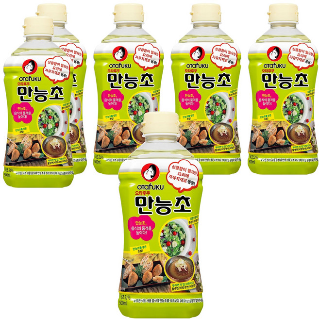 오타후쿠 만능초, 500ml, 6개
