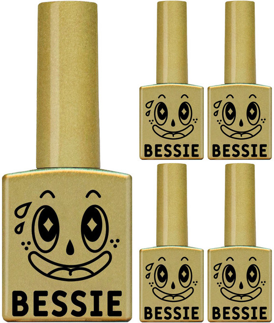 BESSIE 조이풀 썸머 젤네일, GL17 쇼킹바나나, 11ml, 5개