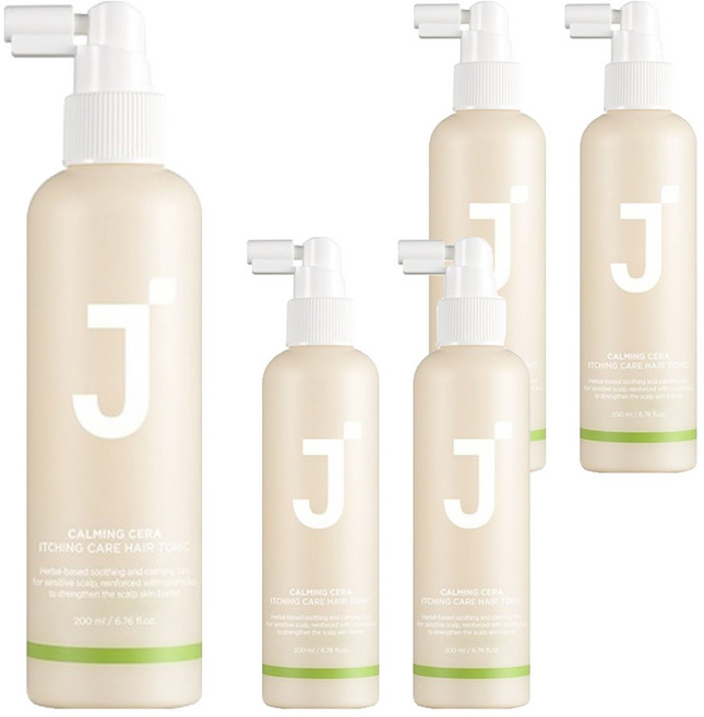 J'SOOP 神經醯胺舒緩止癢頭皮噴霧, 5瓶, 200ml