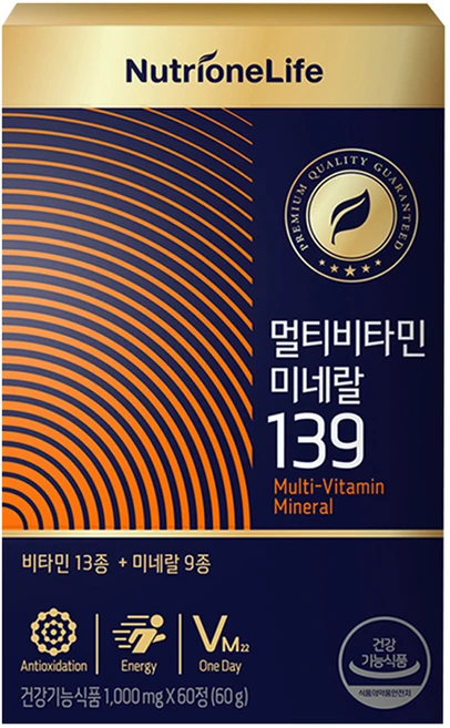 뉴트리원 라이프 멀티비타민 미네랄139, 60정, 1개 - 쿠팡