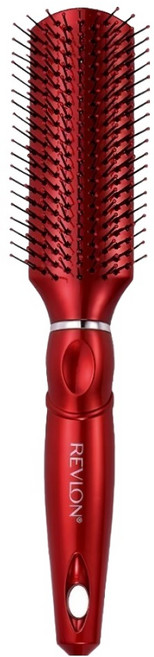 REVLON 露華濃 通風萬用髮梳 輔助吹髮 增加頭髮柔順感 日常打理髮型必備, 魔力紅, 1支