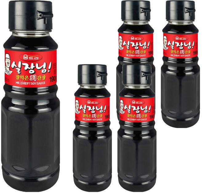 움트리 실장님 잘익은 회간장, 190g, 5개