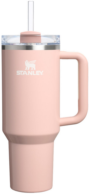 스탠리 퀜처 H2.0 플로우 스테이트 텀블러, 피치휩글로스, 1.18L, 1개