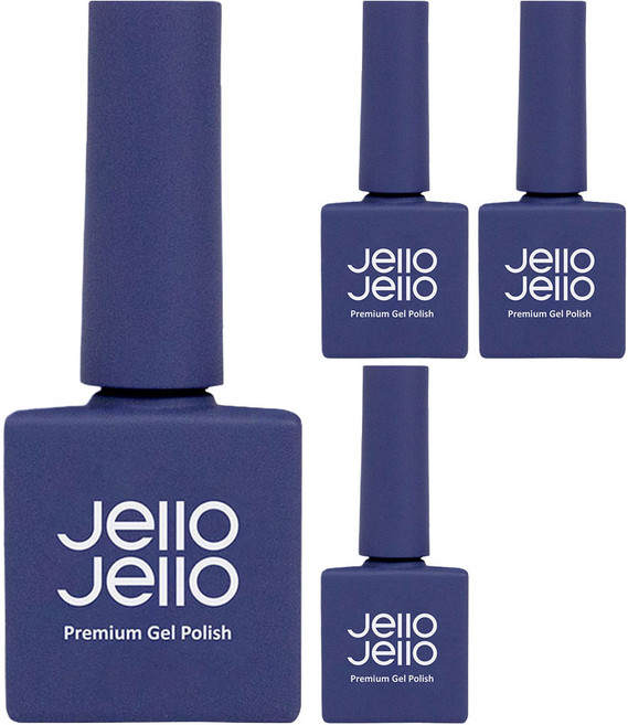젤로젤로 프리미엄 젤 폴리쉬, JC-25 드라이블루, 10ml, 4개