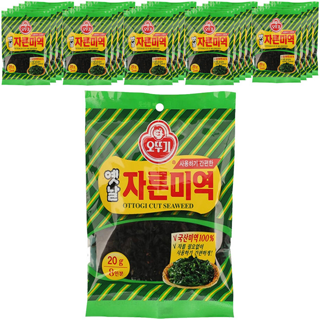 오뚜기 옛날자른미역, 20g, 25개