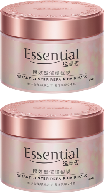 DSEssential 逸萱秀 台灣公司貨 瞬效豔澤護髮膜, 180g, 2瓶