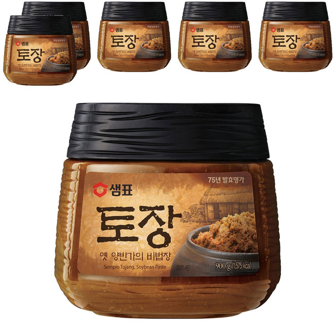 샘표 토장, 900g, 6개