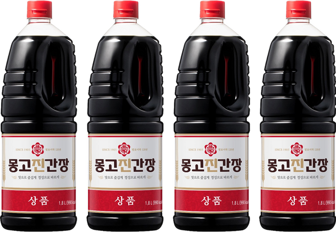 몽고진간장 상품, 4개, 1.8L