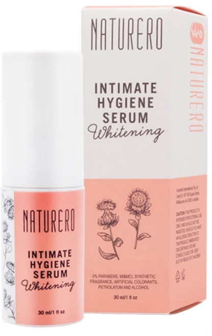 Naturero 植淨林 粉色奇肌私密精華 雙重嫩白 改善暗沉 植物萃取 溫和護理, 30ml, 1瓶