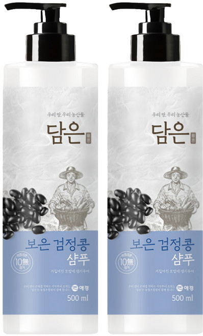 覃恩 自然主義黑豆洗髮乳 強健髮根, 500ml, 2瓶