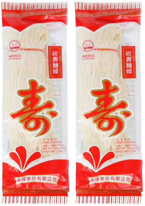 義峰食品 壽麵線, 210g, 2包