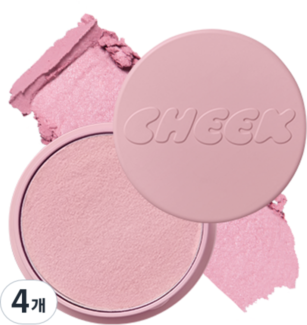 토니모리 치크톤 젤리 블러셔 3.5g, 01 포그핑크, 4개