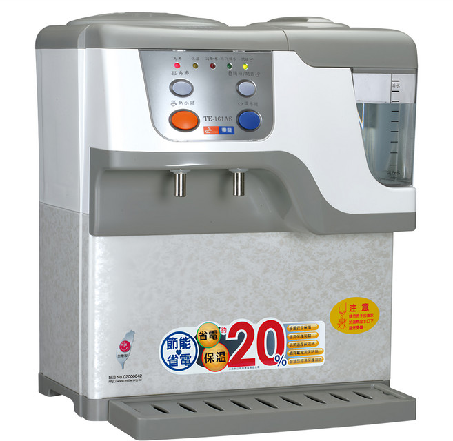 JUMBO 東龍 蒸汽式電動給水溫熱開飲機 TE-161AS 8.5公升 省電保溫20%