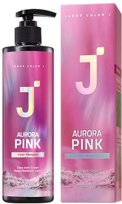 제이숲 컬러제이 오로라 보색 샴푸 핑크, 380ml, 1개