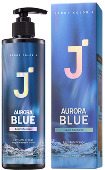 제이숲 컬러제이 오로라 보색 샴푸 블루, 380ml, 1개