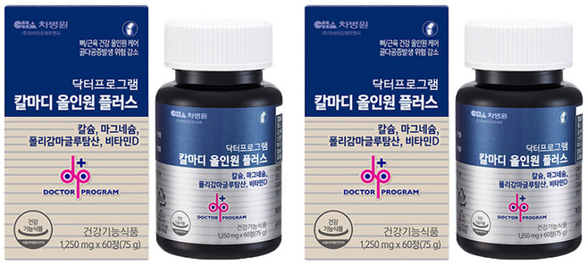 닥터프로그램 칼마디 올인원 플러스, 60정, 2개