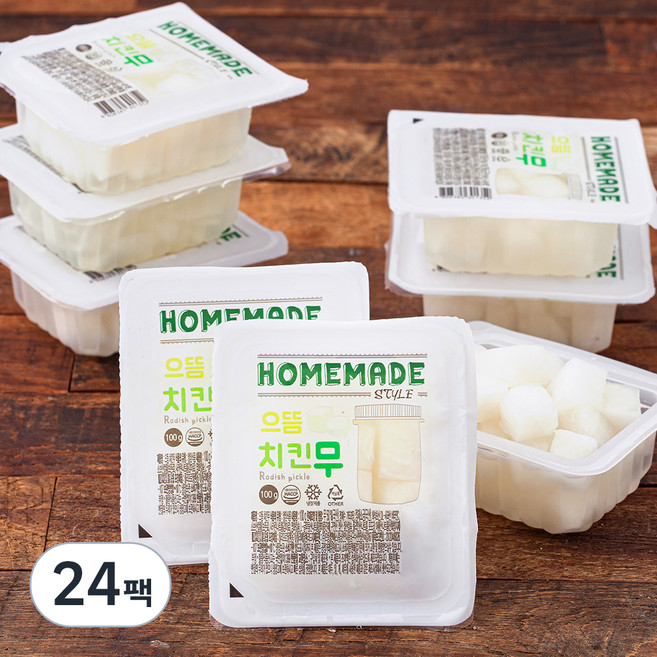 으뜸 치킨무, 100g, 24팩