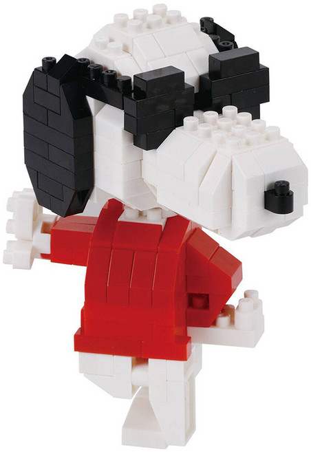 nanoblock 河田積木 史努比 KWD 迷你積木 160 NBCC-236, JOE COOL, 1個