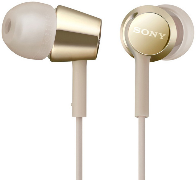 SONY 索尼 Wired 入耳式 耳機 3.5mm 金色 MDR-EX155