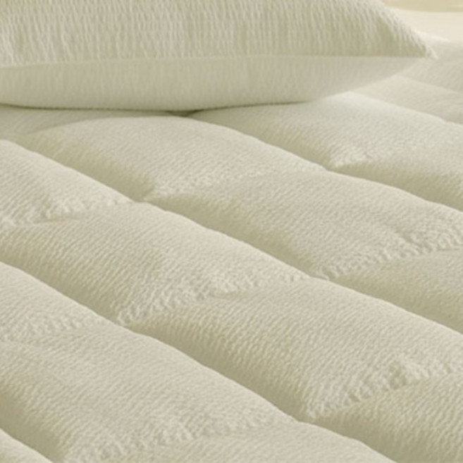 포휴즈 시어서커 리플 토퍼, 화이트