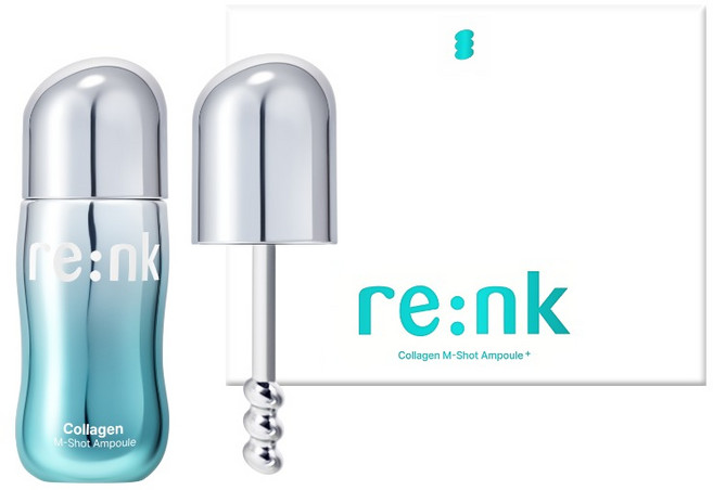 리엔케이 콜라겐 미드샷 앰플 플러스 20ml + 셀 리액터 미용기기 세트, HRK2501, 실버(미용기기)