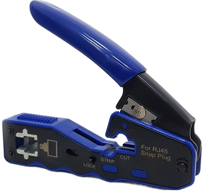 필수전공 RJ45 이지 컨넥터 전용 압착툴, EZ랜툴, 1개, 135mm