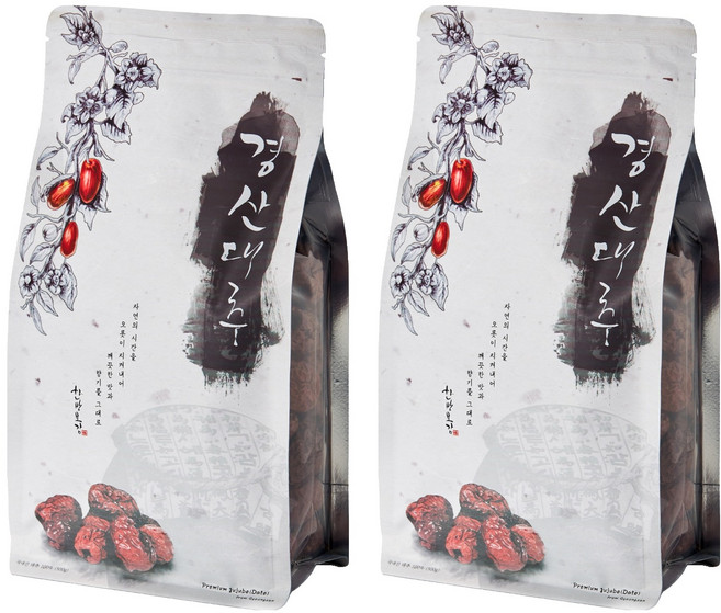한방보감 경산 건대추 특초, 500g, 2개