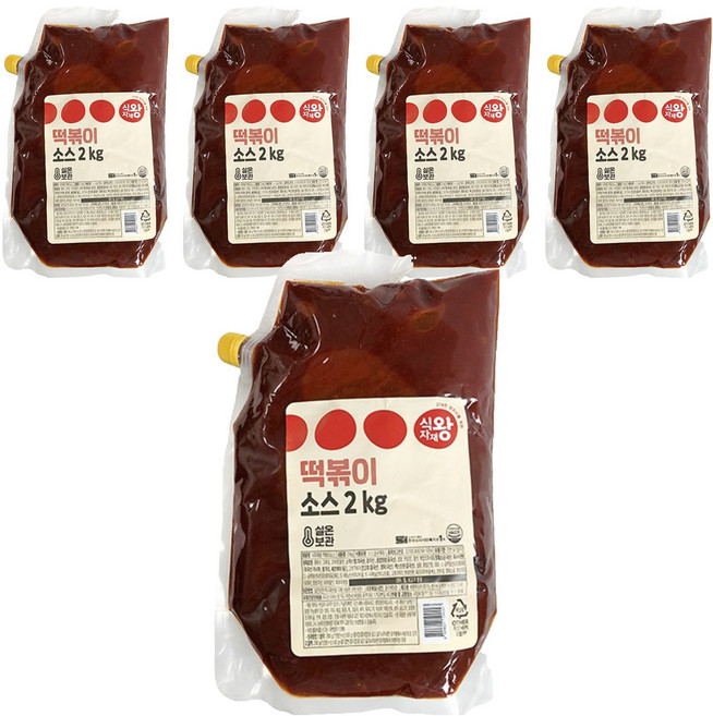 식자재왕 떡볶이소스, 5개, 2kg