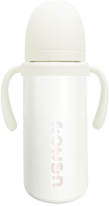 유비맘 시그니처 스테인리스 유아 빨대컵, 330ml, 1개, 구름