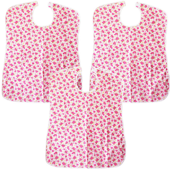 편리안 방수 에이프런 핑크, 3개