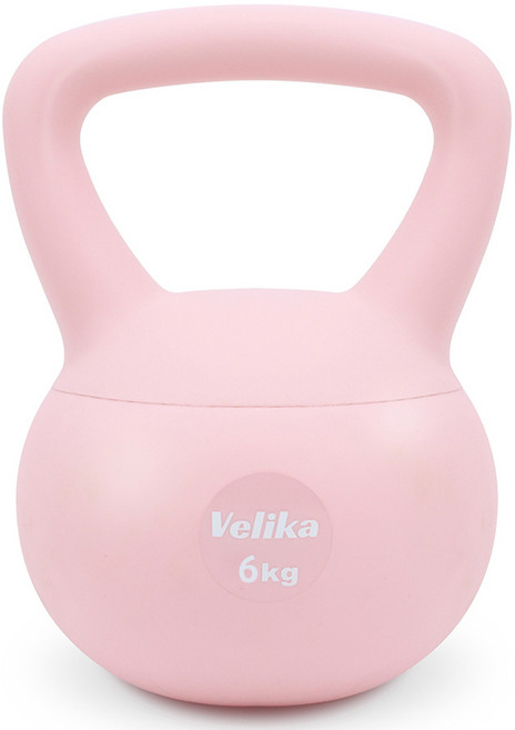 벨리카 홈짐 스포츠 소프트 말랑 케틀벨 SKB-01, 핑크, 6kg, 1개