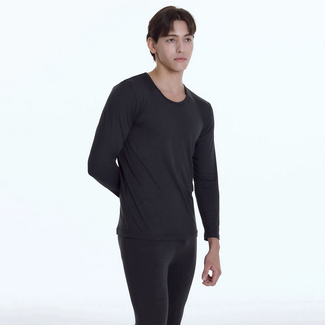 보디가드 남성용 피치기모 내의 상하 세트