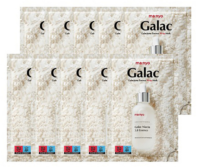 ma nyo 魔女工廠 Galactomy發酵毛孔護理精華面膜, 1片, 10片