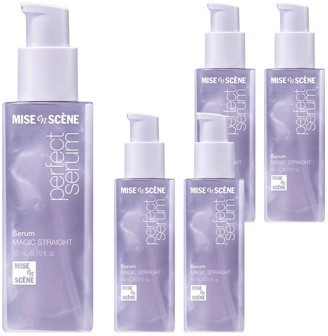 미쟝센 퍼펙트 매직 스트레이트 헤어세럼, 80ml, 5개