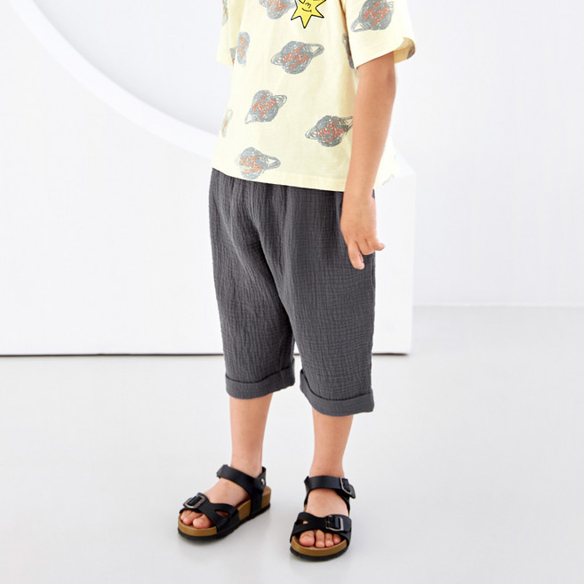 WALTONKIDS 兒童透氣夏季舒適Yoryu長褲