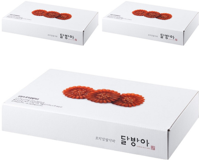 달방아 호박 찹쌀 약과 20p, 800g, 3개