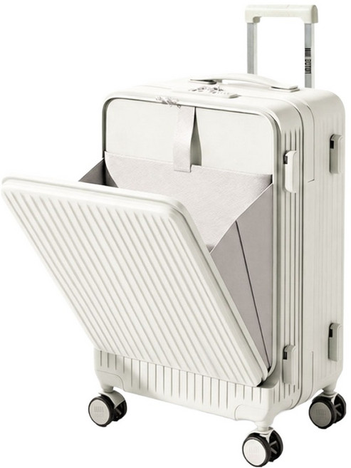 보튼캐리어 여행용 전면 오픈형 하드 기내용 캐리어 FCL13 18인치 20인치