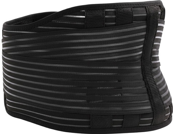 鋼板磁石自發熱透氣束腰, 黑色, 1個