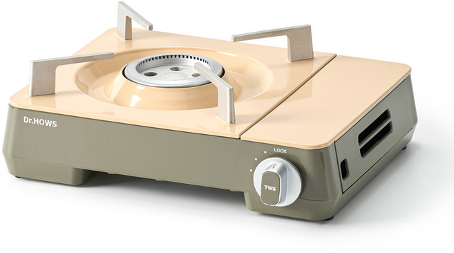 닥터하우스 일반 가스 트윙클 스토브, 우디 브라운, 1개