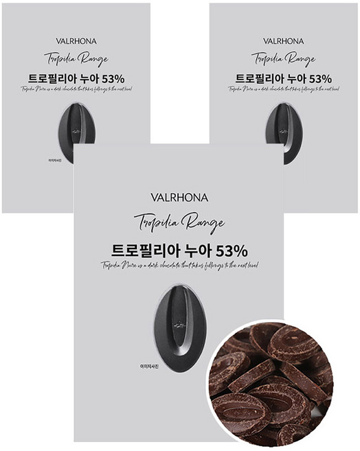 발로나 트로필리아 누아, 500g, 3개