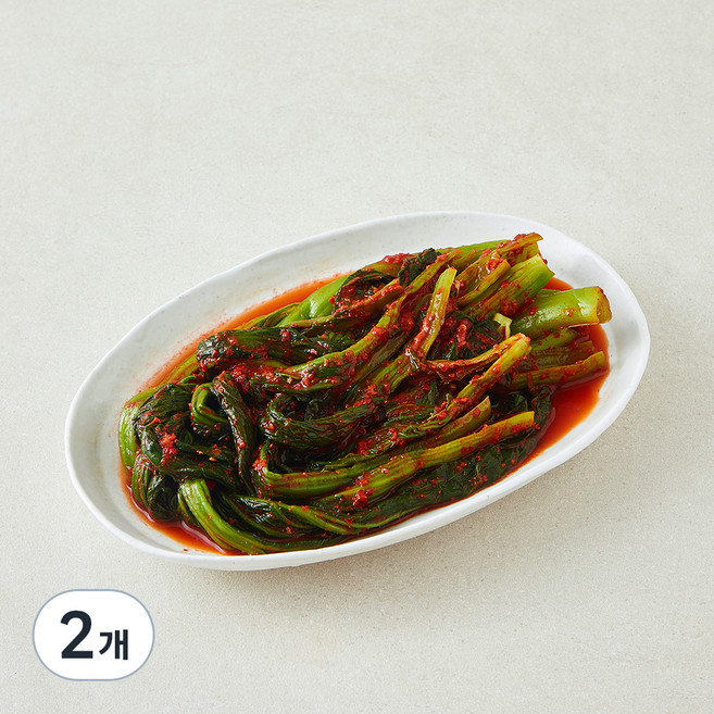 우리땅에놀던 여수돌산 갓김치, 450g, 2개