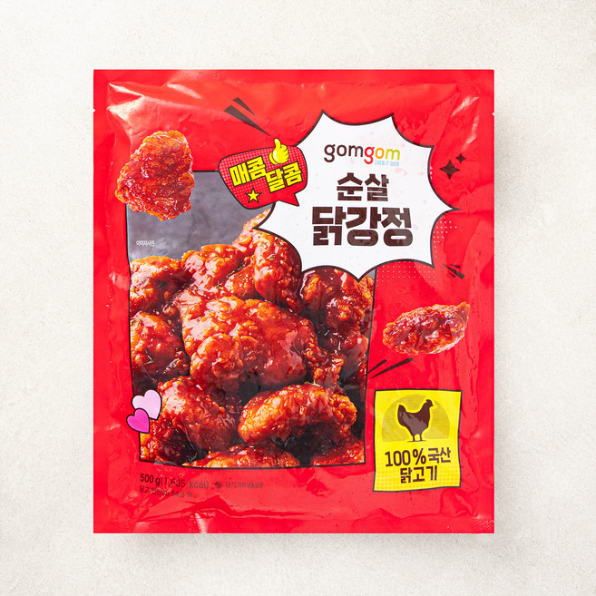 곰곰 순살 닭강정 (냉동), 500g, 1개