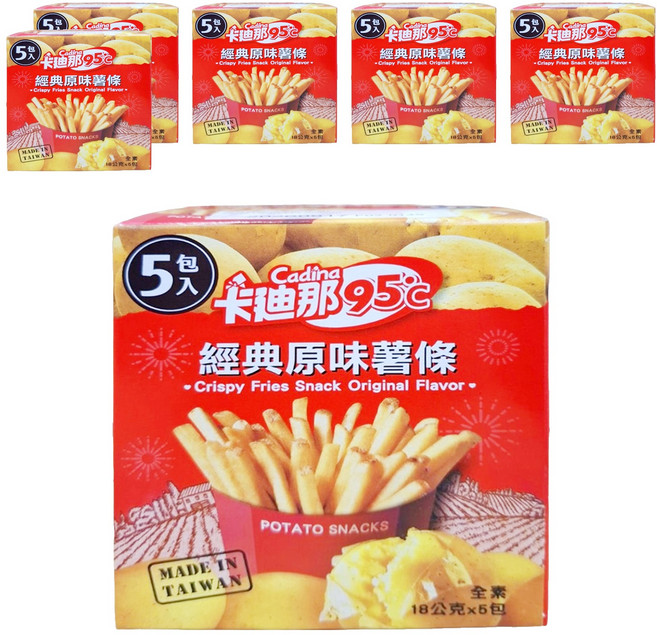 Cadina 卡迪那 95°C 北海道風味薯條, 90g, 6盒