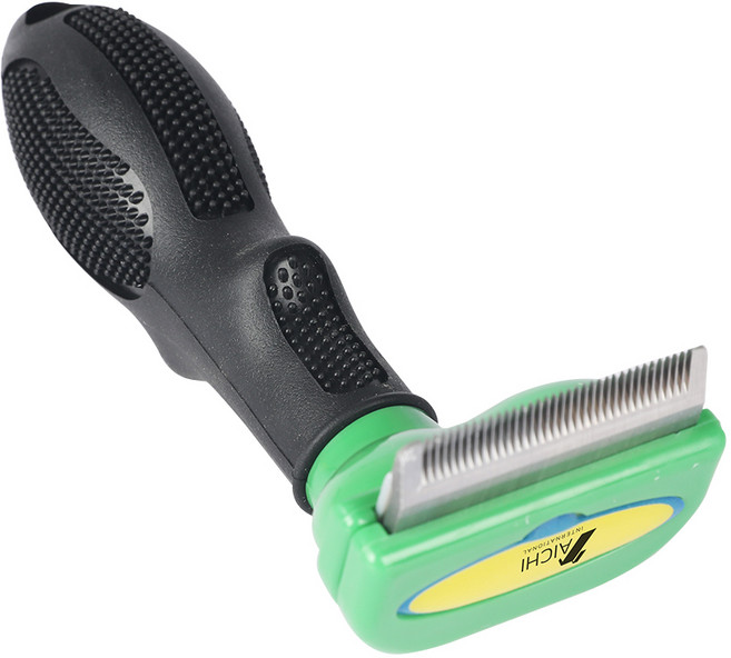 아이치 반려동물 엉킨털 제거 빗 S AI-BRC02, 그린, 1개